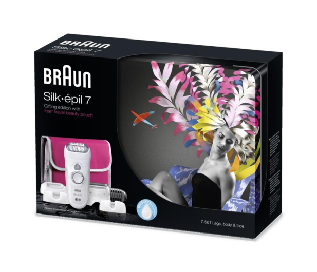 Braun Depilator silk-épil 7 7561 - 361000 - zdjęcie 3